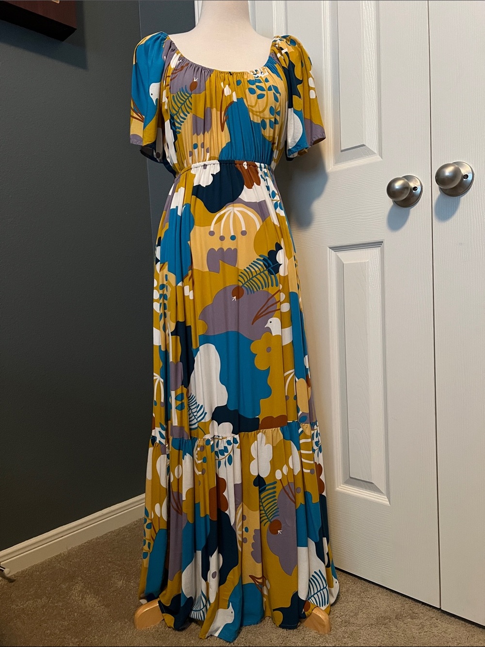 GUC First Love by Lovelyn Women's Tiered Maxi Dress